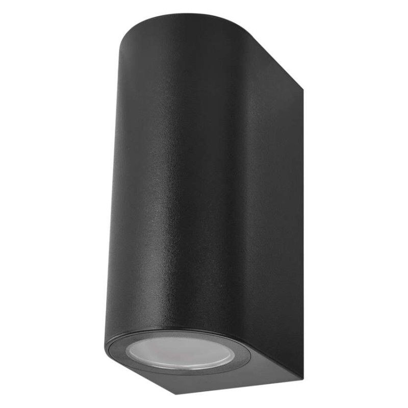 Záhradné nástenné svietidlo OCULUS, 8,8 x 6,7 x 15,3 cm, 2 x GU10, 2× 7W