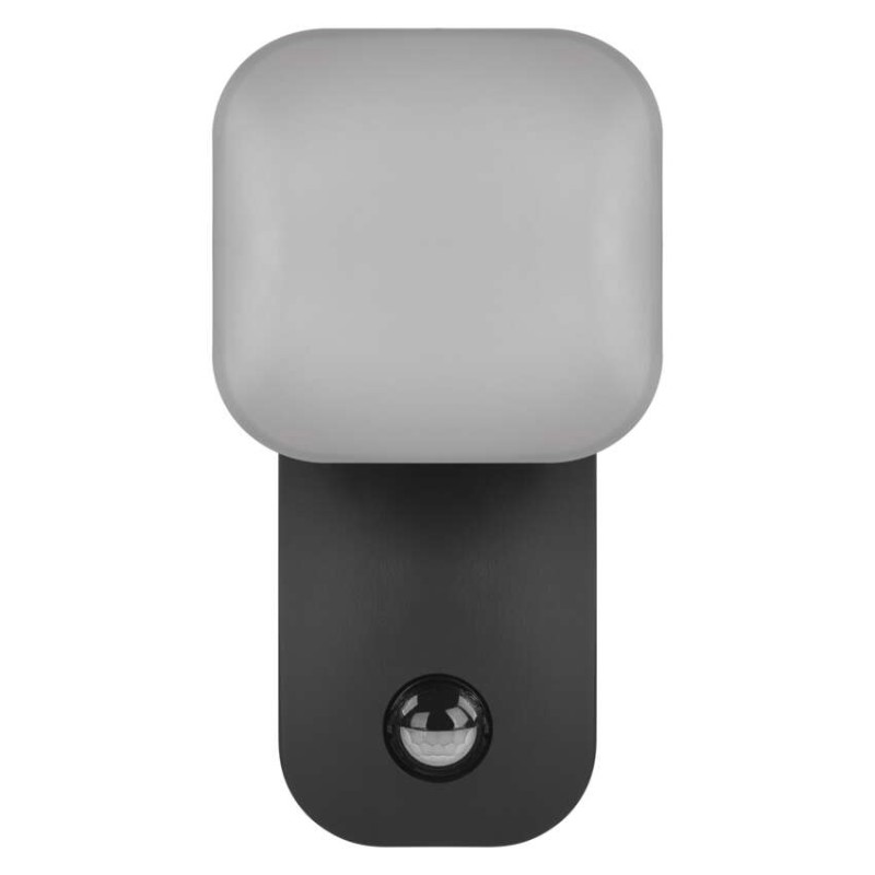 LED zahradní nástěnné svítidlo NIKA, čidlo soumraku, 12 x 12 x 20 cm, 12,8 W, teplá bílá