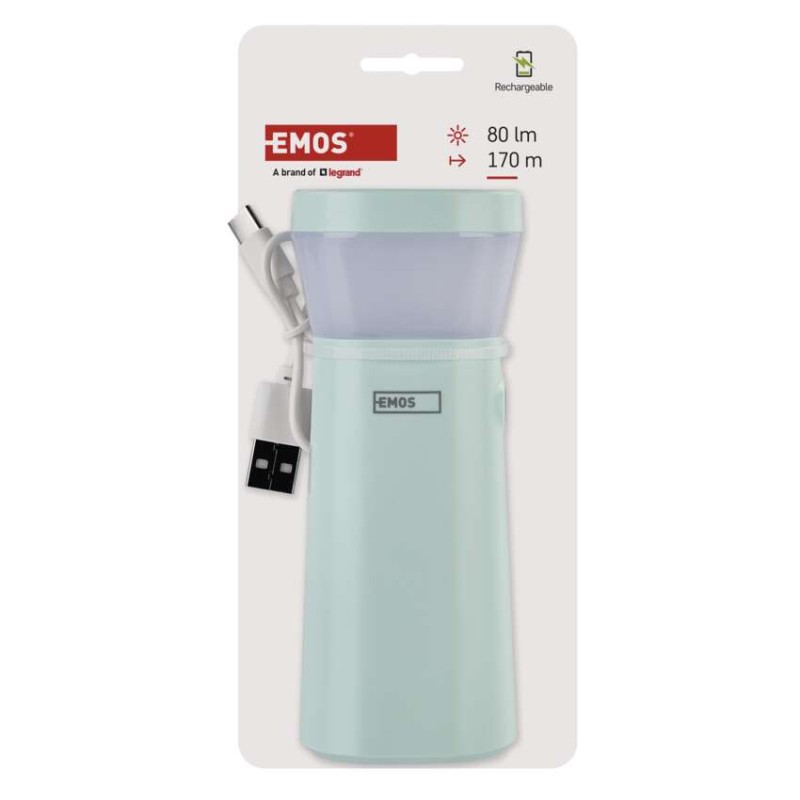 LED uzlādējams lukturītis, 80 lm, 800 mAh