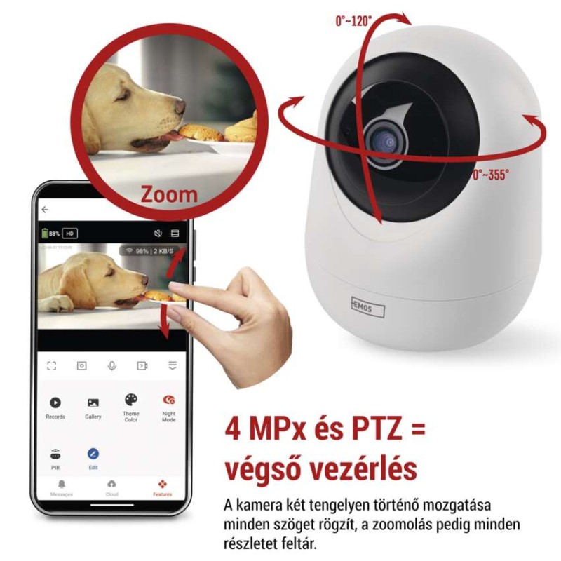 GoSmart Forgatható kamera IP-220W wifivel