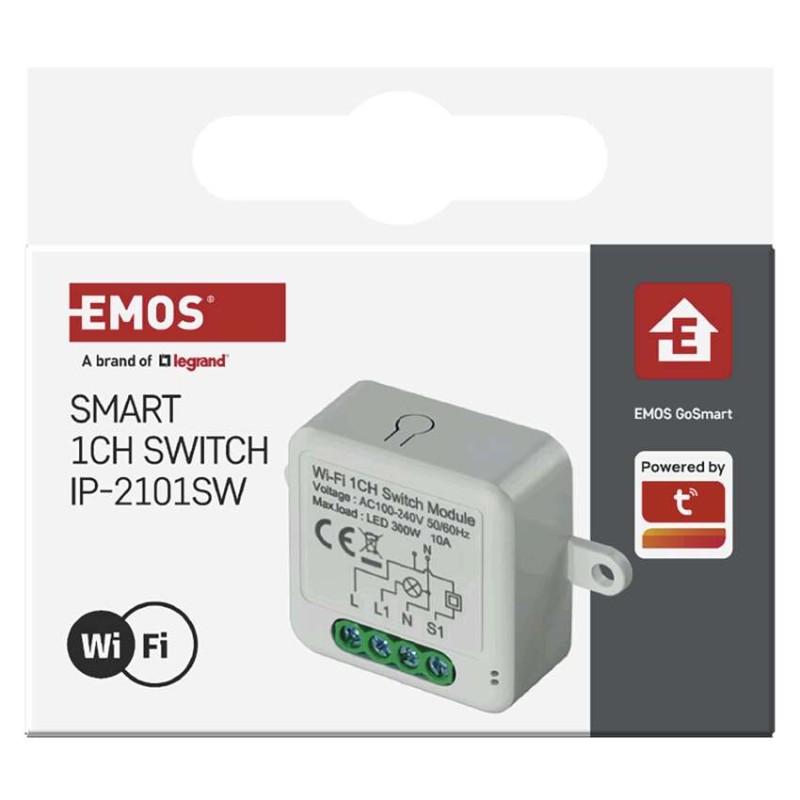 GoSmart spínací modul IP-2101SW, WiFi, 1-kanálový