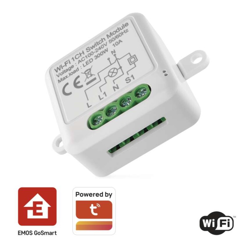 GoSmart spínací modul IP-2101SW, WiFi, 1-kanálový