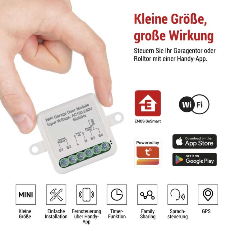 GoSmart-Modul für die Garagentorsteuerung IP-2131SW, WiFi