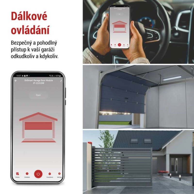 GoSmart modul pro ovládání garážových vrat IP-2131SW, WiFi