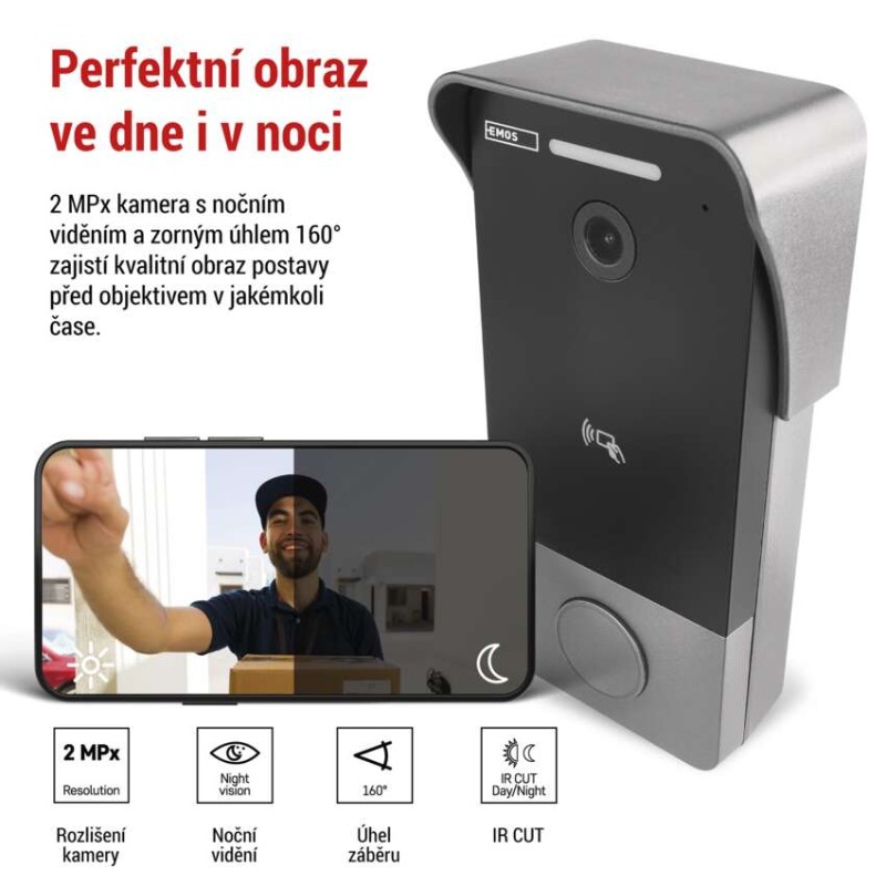 GoSmart videozvonek IP-20PoE