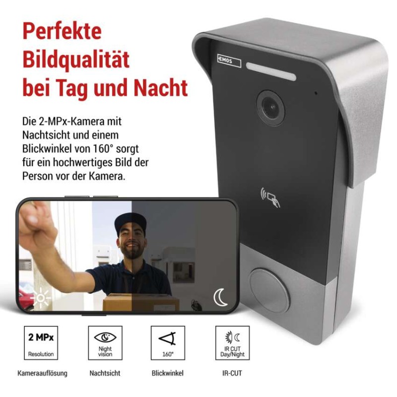 GoSmart Video-Türklingel IP-20PoE