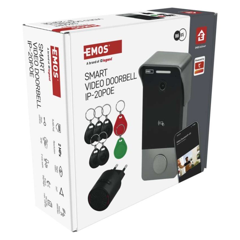 GoSmart videozvonček IP-20PoE