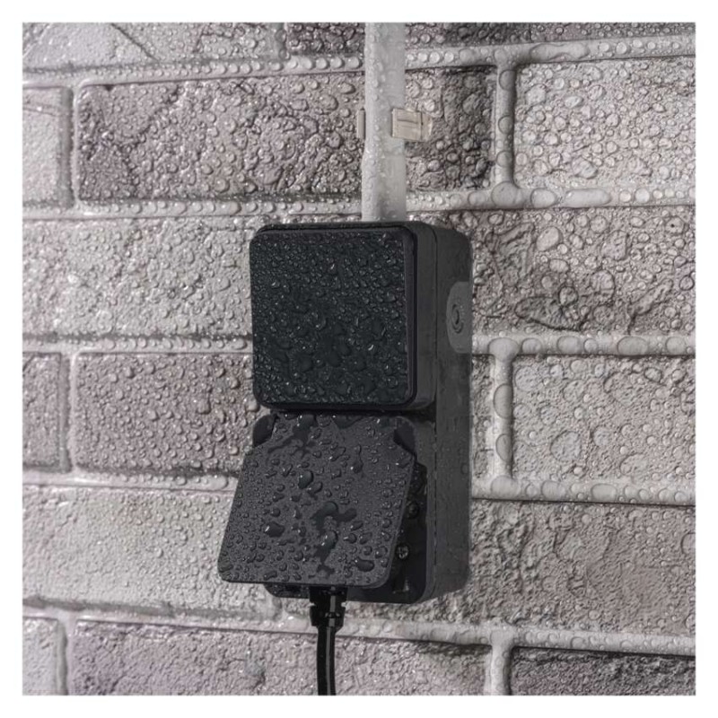 EMOS Cyklone komb. zás+prep. Č.6 nástenný IP55