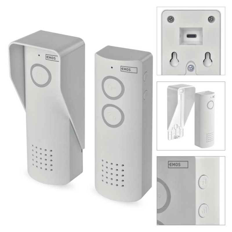 Juhtmevaba kodune audiovärava telefonikomplekt H1087, 1 osaleja