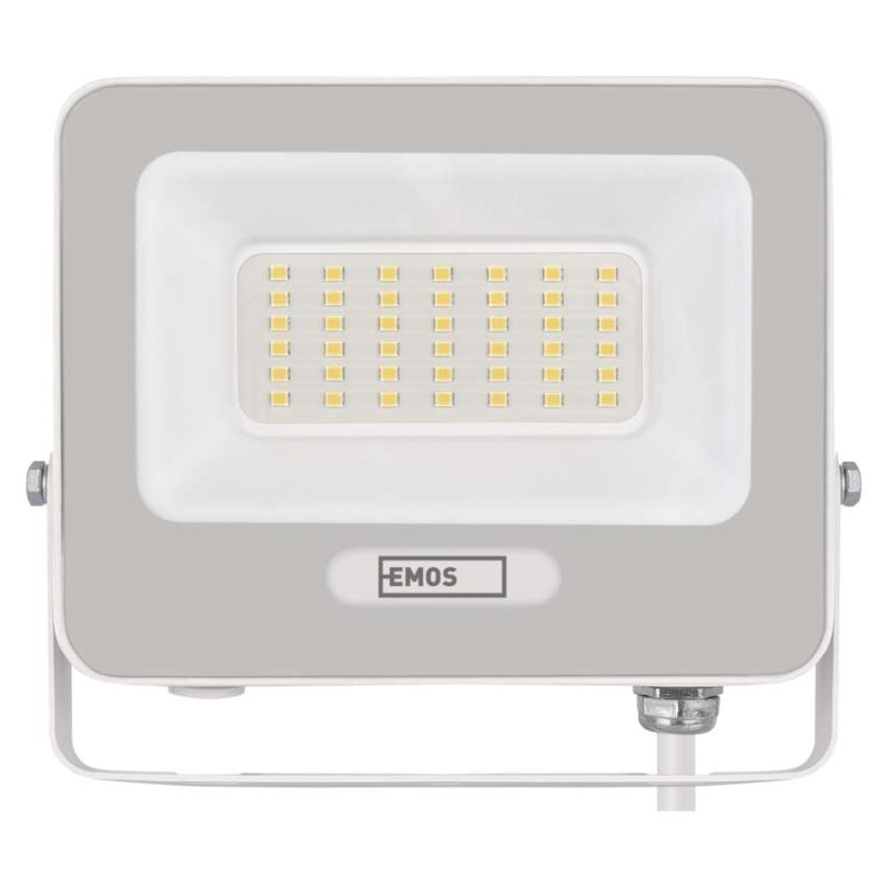 LED reflektor GLARO 30W, bílý, IP65, 3000 lm, neutrální bílá