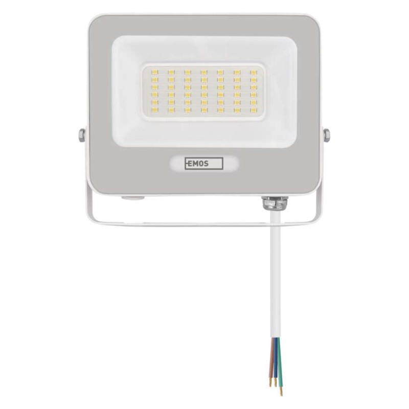 LED reflektor GLARO 30W, bílý, IP65, 3000 lm, neutrální bílá