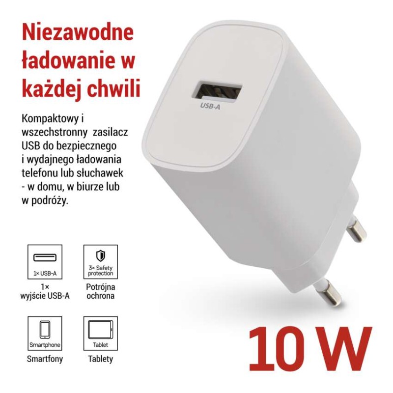 Ładowarka USB BASIC 10 W max.