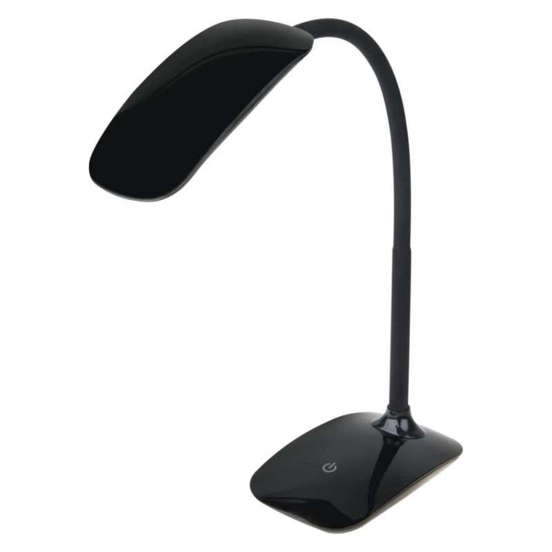 Lampa biurkowa LED MA66-D czarna, port USB