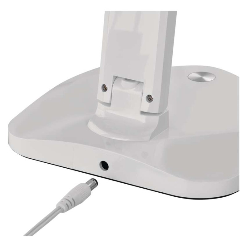 LED stolná lampa CHASE, biela