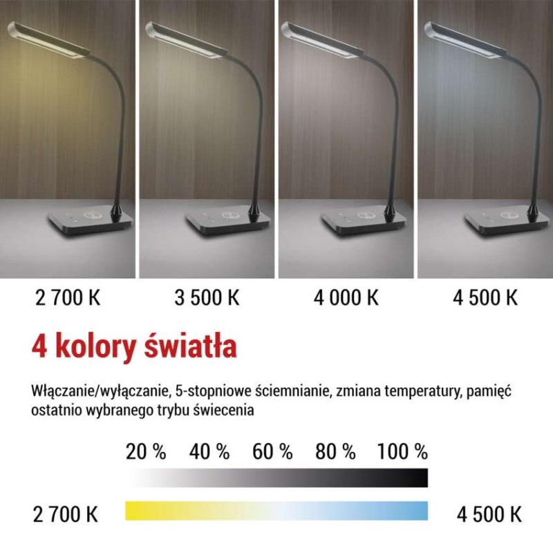 Lampa biurkowa LED KYLE