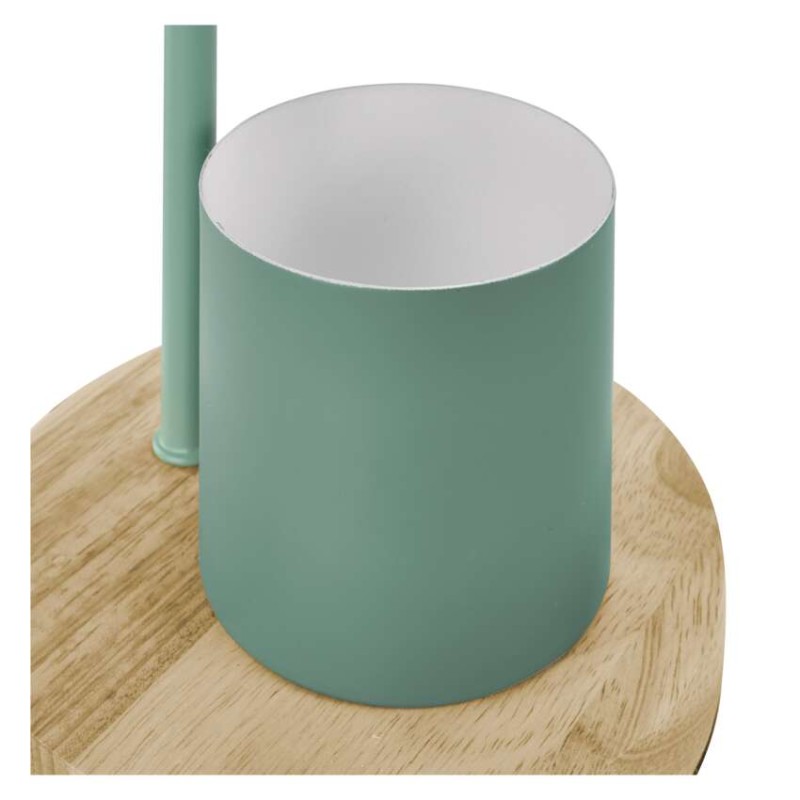 Lampa biurkowa POPPY na żarówkę E27, zielona