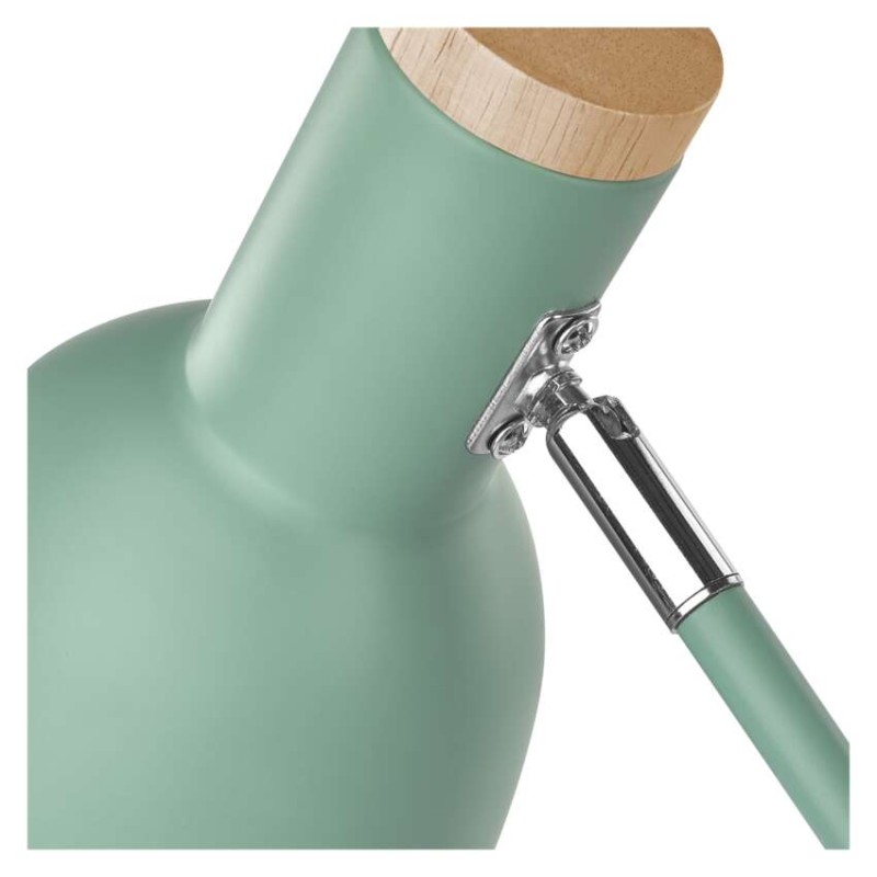 Lampa biurkowa POPPY na żarówkę E27, zielona