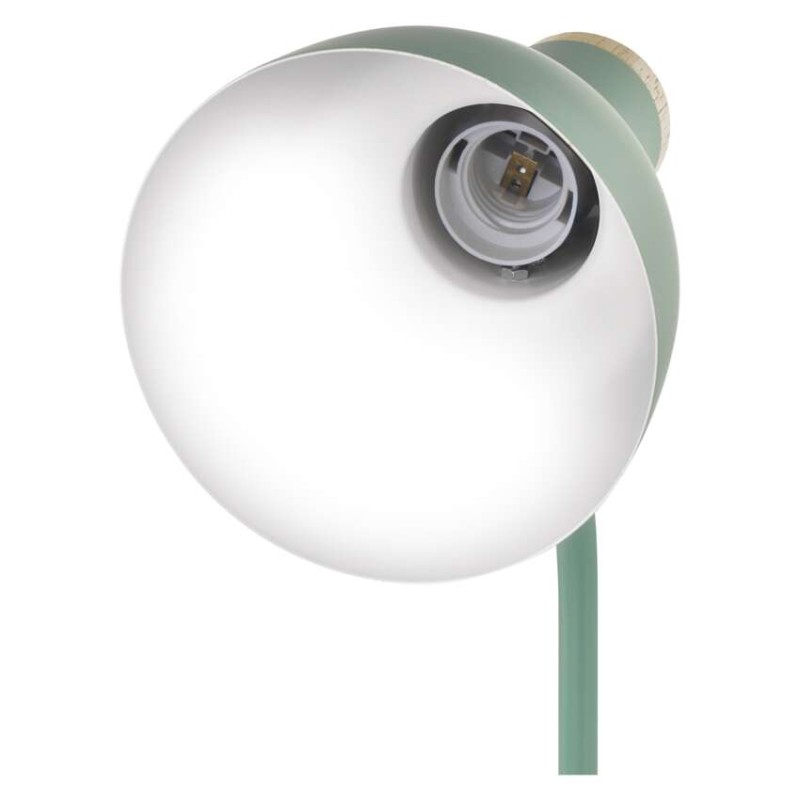 Lampa biurkowa POPPY na żarówkę E27, zielona