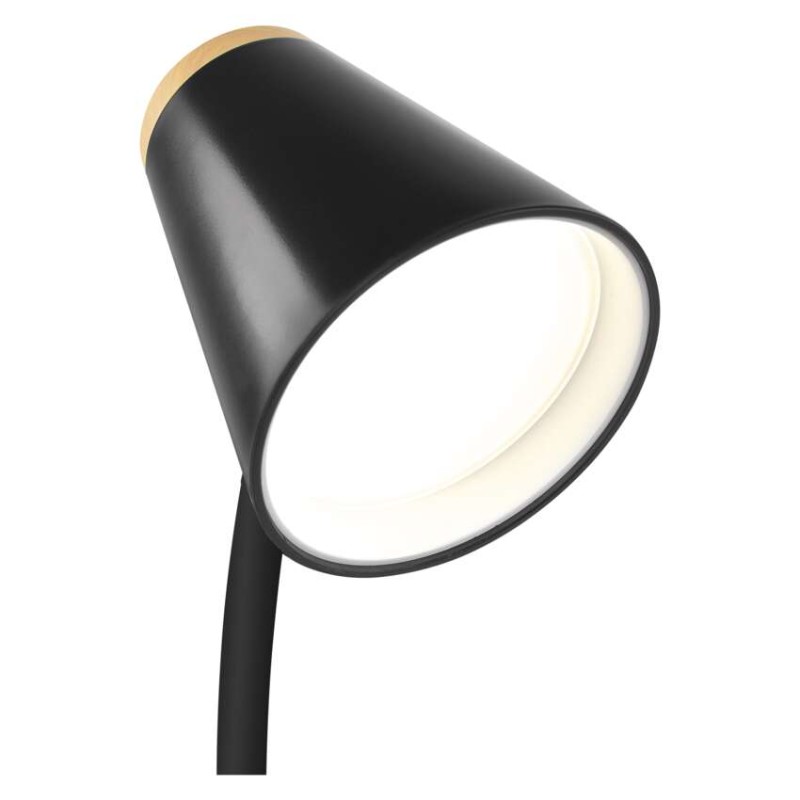 LED stolná lampa TARA, čierna