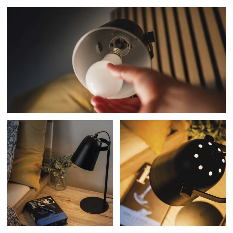 Stolná lampa NINA, čierna