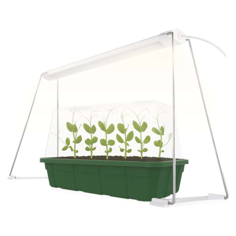 LED svetilka za rastline polnega spektra za setev, 28 LED diod, časovnik