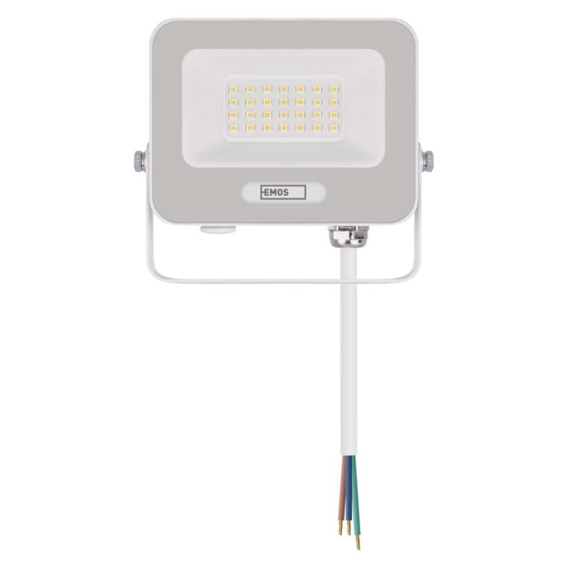 LED reflektor GLARO 20W, biely, IP65, 2000 lm, neutrálna biela