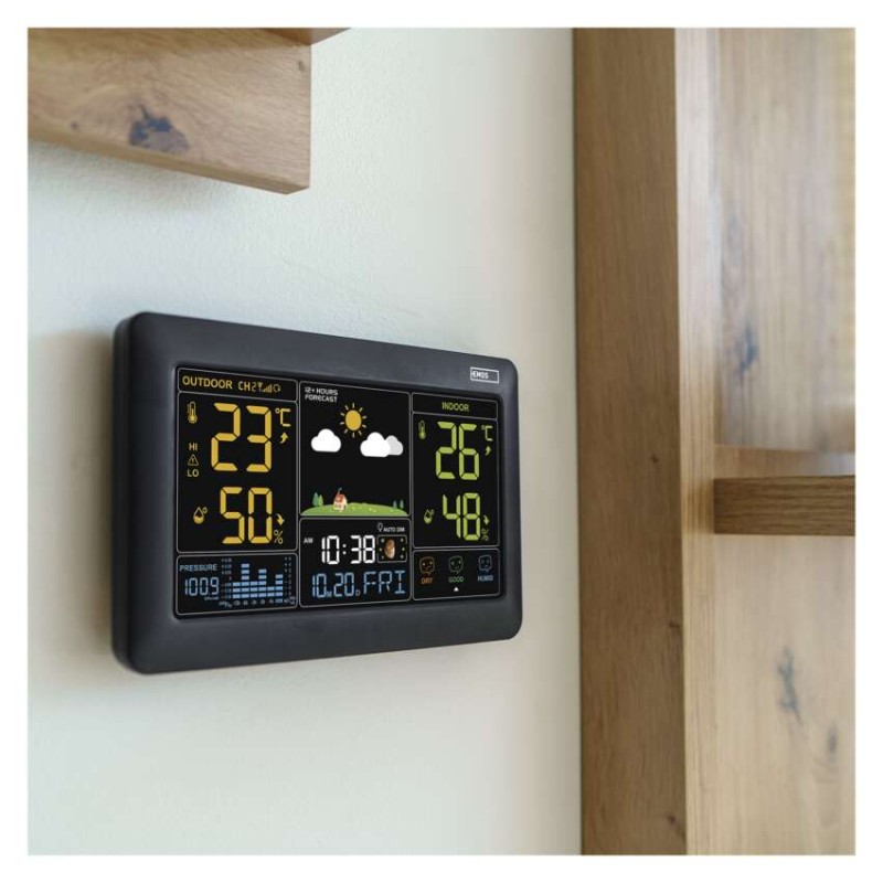 Domácí bezdrátová meteostanice E0387