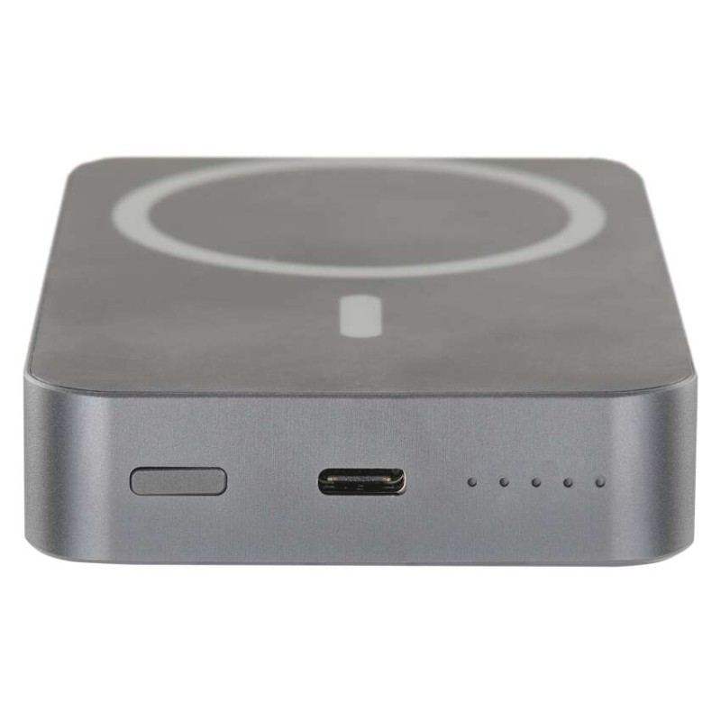 EMOS Powerbank WI 1046, 10 000 mAh, 20 W+Wireless, szürke