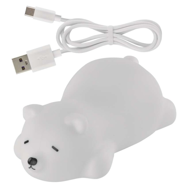 EMOS LED éjjeli fény medve P3325, tölthető