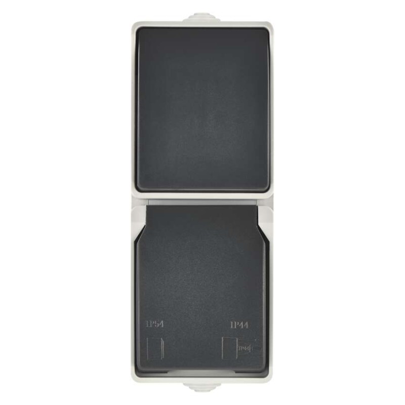 EMOS Aljzat és váltókapcsoló IP44 SCHUKO