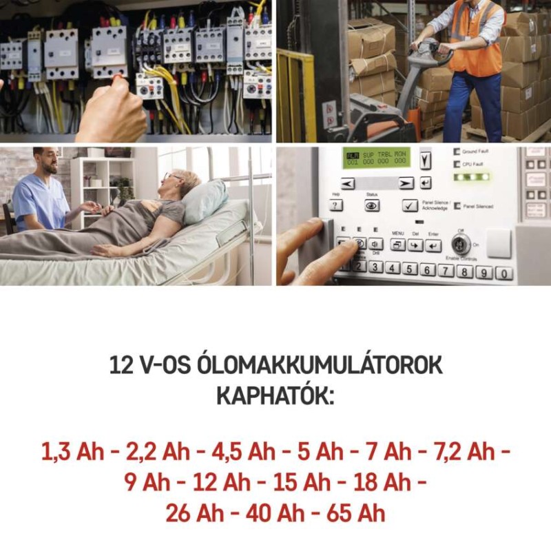 EMOS Ólomakkumulátor 12V 9Ah