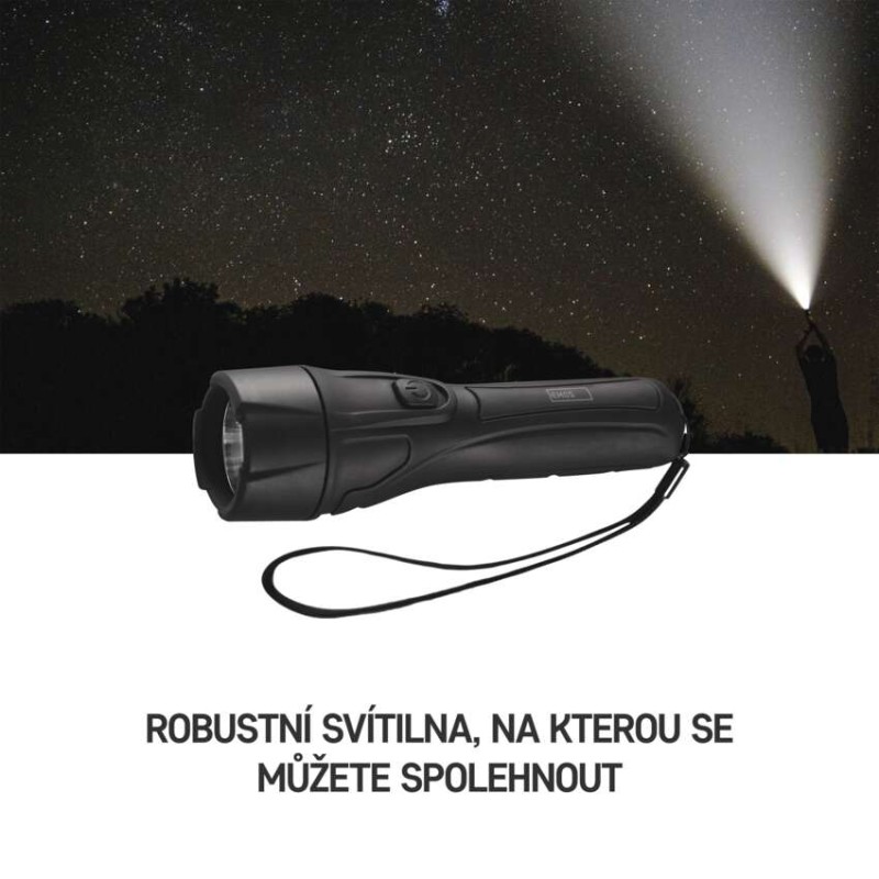 LED ruční svítilna P3210, 55 lm, 2× AA