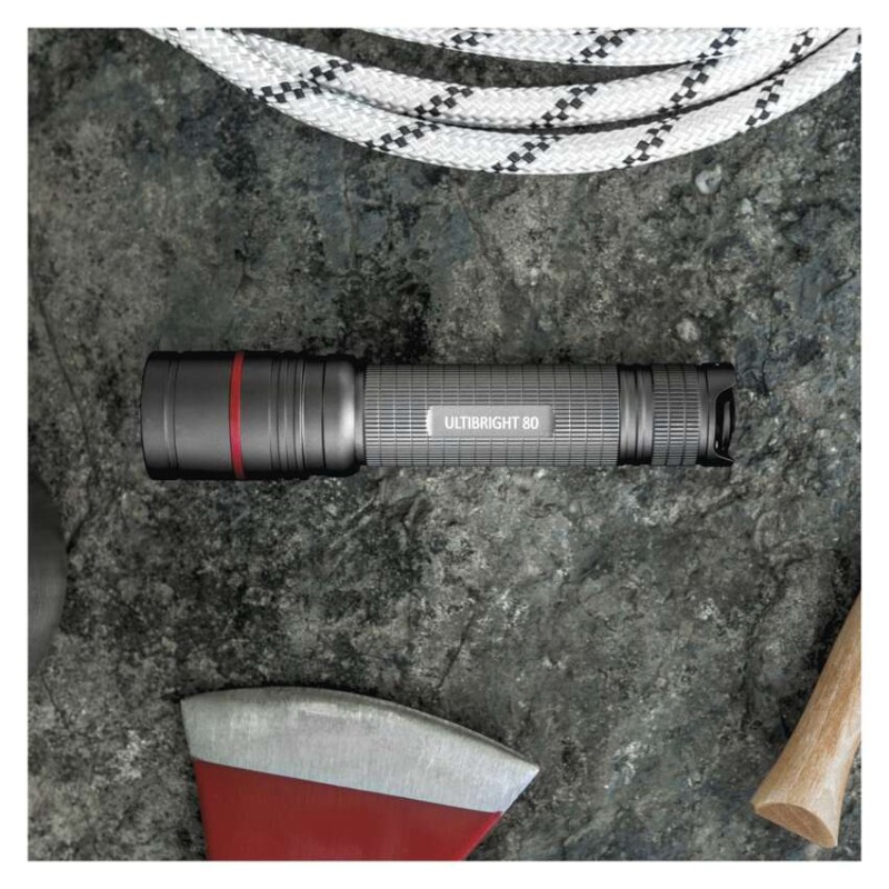 Latarka metalowa CREE LED Ultibright 80, 600lm, ładowalna