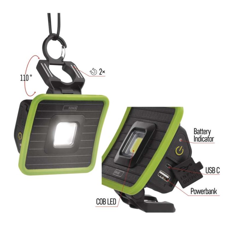 LED nabíjecí pracovní reflektor P4539, 1000 lm