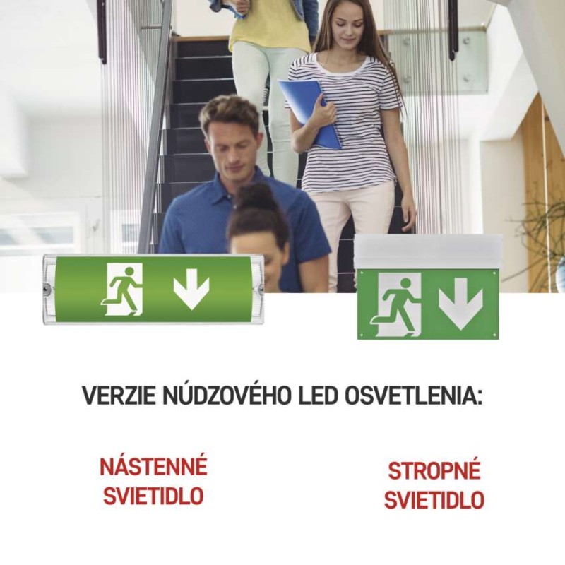 LED Núdzové svietidlo CESSI 3W 3H MT