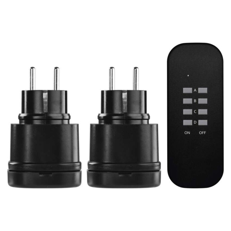 Nuotoliniu būdu valdomi lizdai IP44 