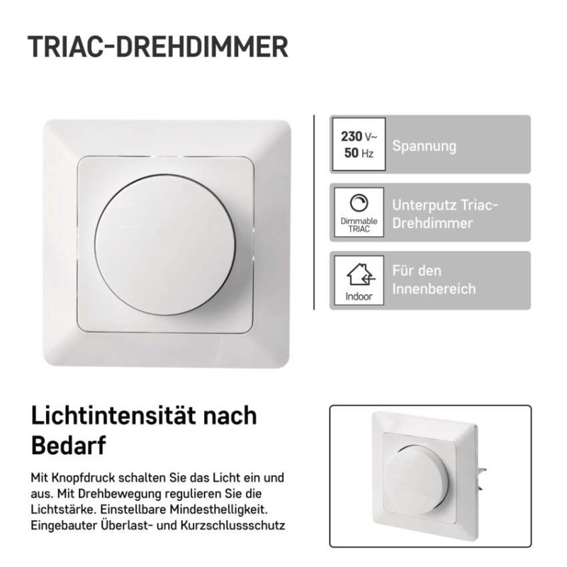 Triac Dimmer Nr. 6 für dimmbare LED-Lampen