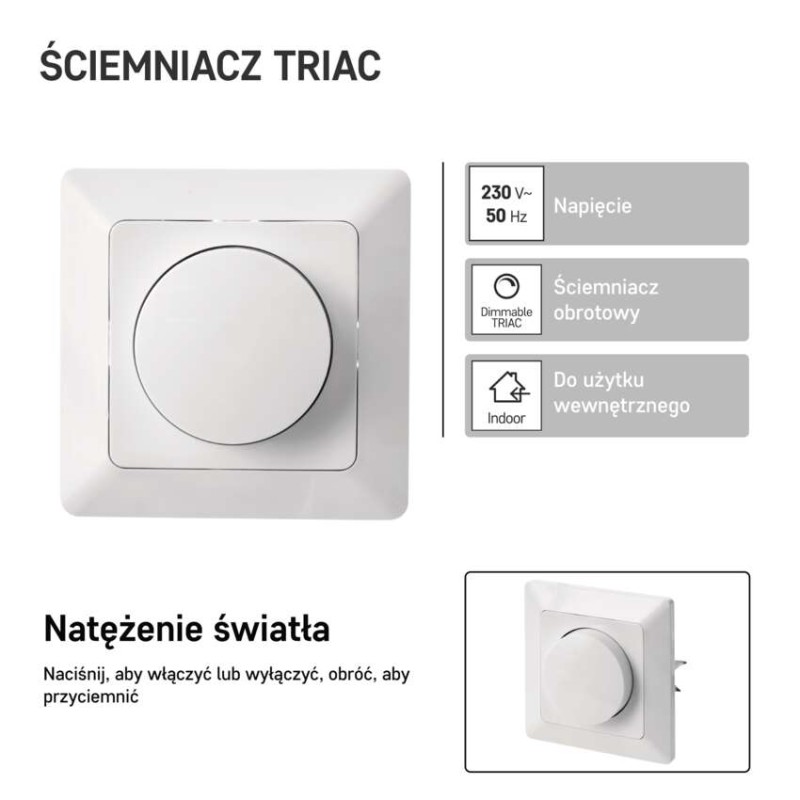 Ściemniacz triakowy do ściemnialnych LED