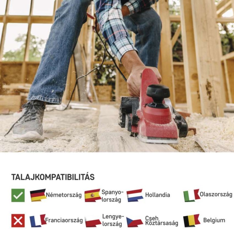 EMOS  gumis lengő dugalj IP44