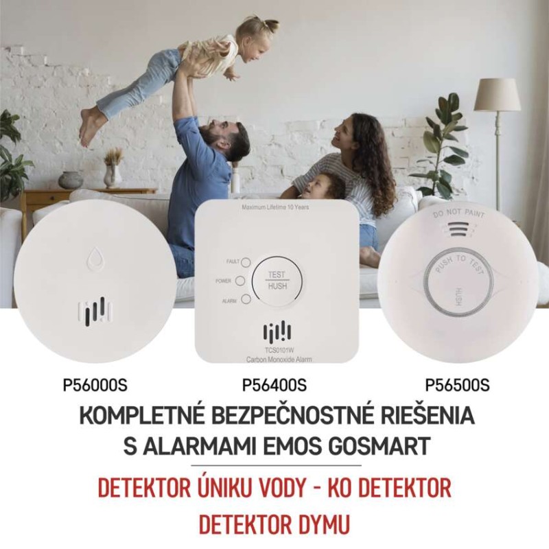 GoSmart Detektor dymu TS380C-HW s WiFi