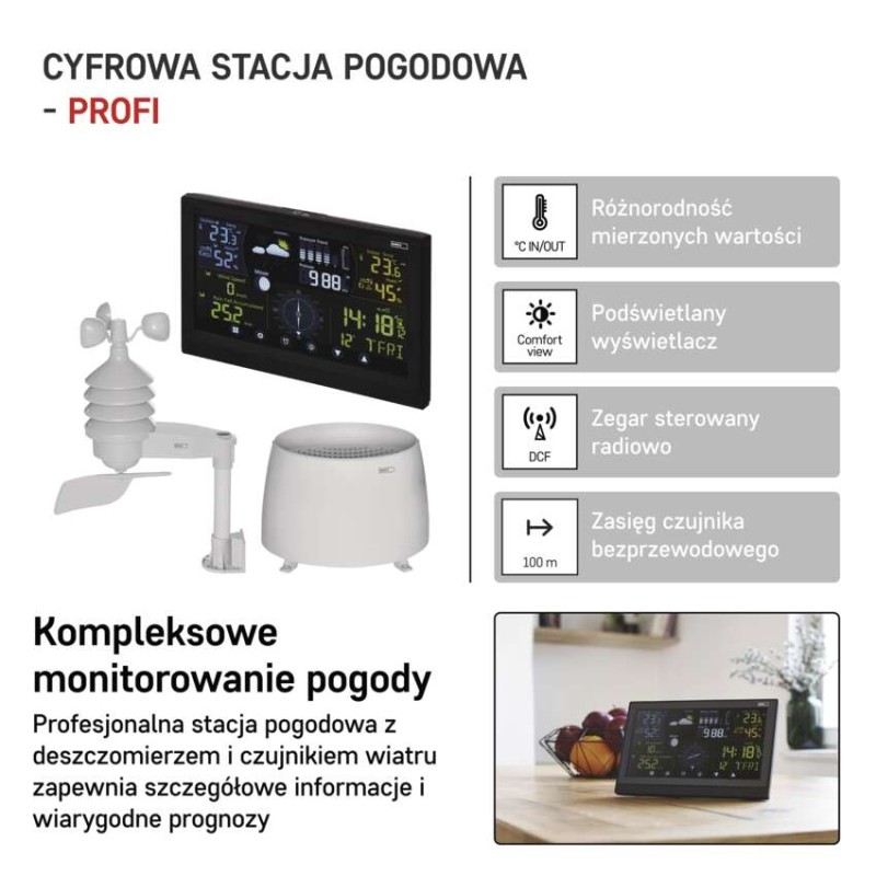 Stacja pogodowa Profi E6016