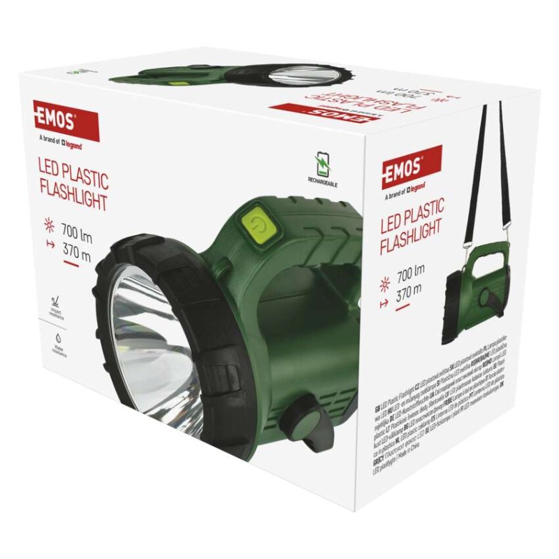 Latarka ładowalna LED, 700 lm 3600 mAh