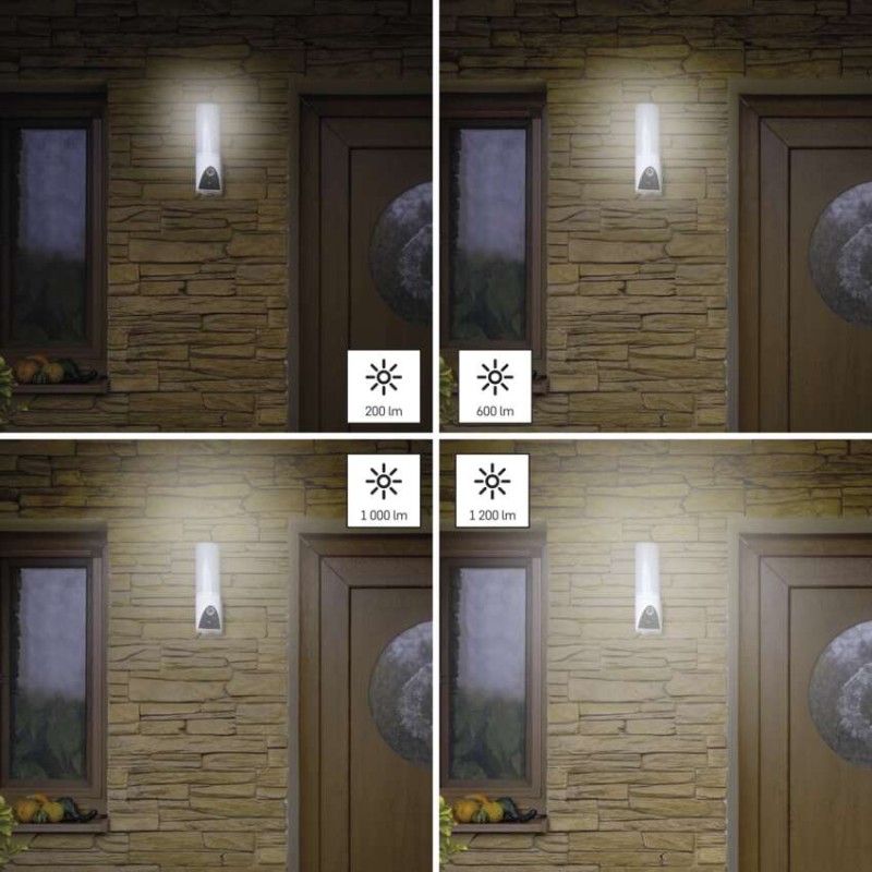 GoSmart Venkovní otočná kamera IP-310 TORCH s WiFi a světlem, bílá