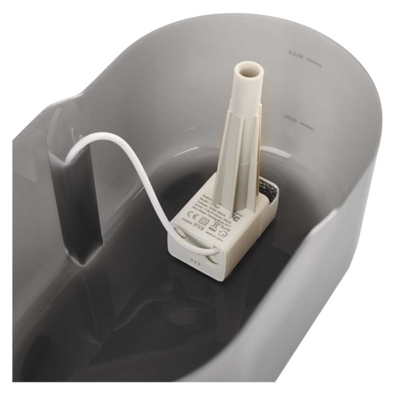 Pet Care ūdens strūklaka, 2,6 l, pelēka