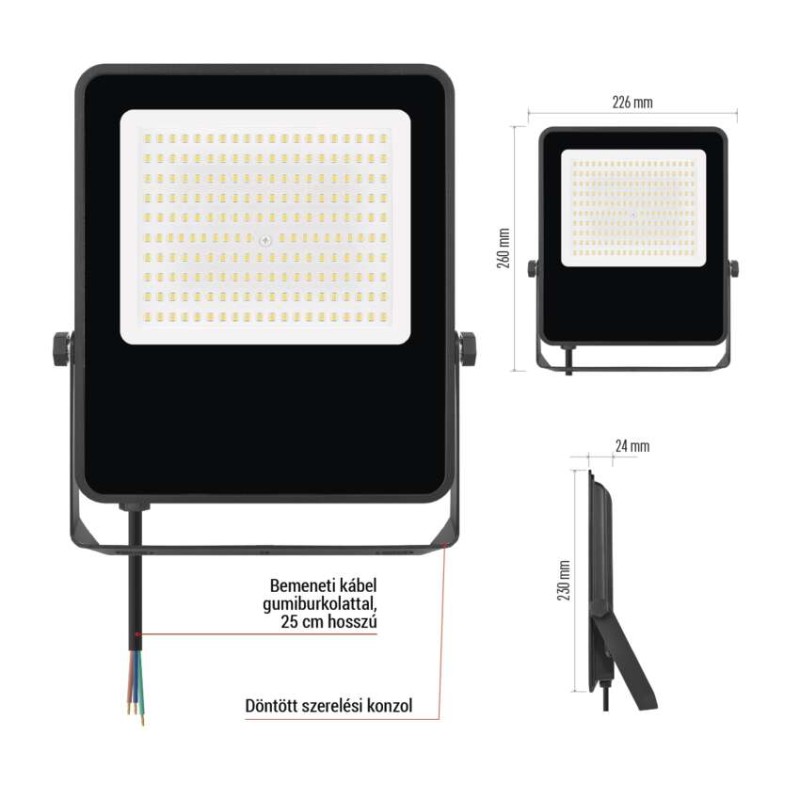 VISIO LED reflektor 100 W természetes fehér