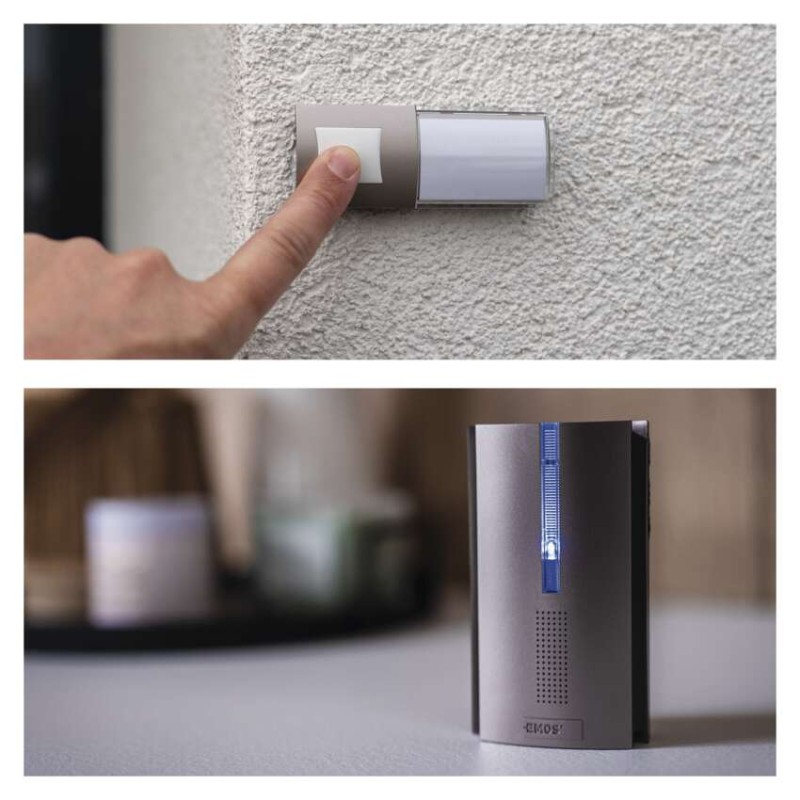 Domovní bezdrátový zvonek P5763N na 3× AA, s možností prodloužení signálu