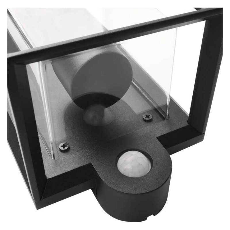 Vrtna stenska svetilka MALVA s PIR senzorjem,  13 x 12,5 x 28 cm, 1 x E27, 15 W