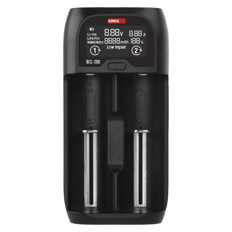 EMOS elemtöltő li-ion BCL-20D