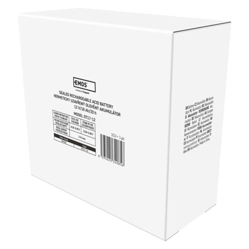 Bezúdržbový olovený akumulátor 12 V/18 Ah