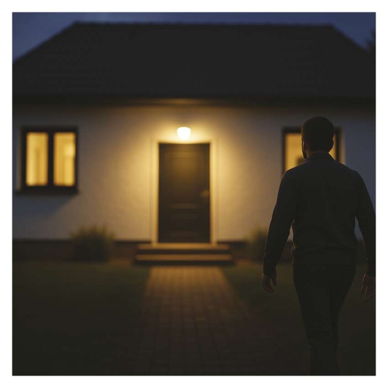 PIR senzor (pohybové čidlo) IP44 1200W, biely